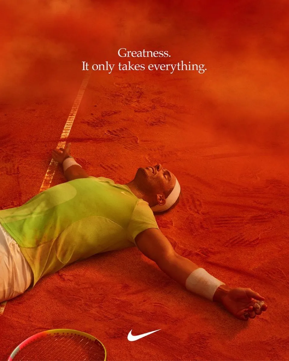 Nike Tennis Greatness It Only Takes Everything Banner