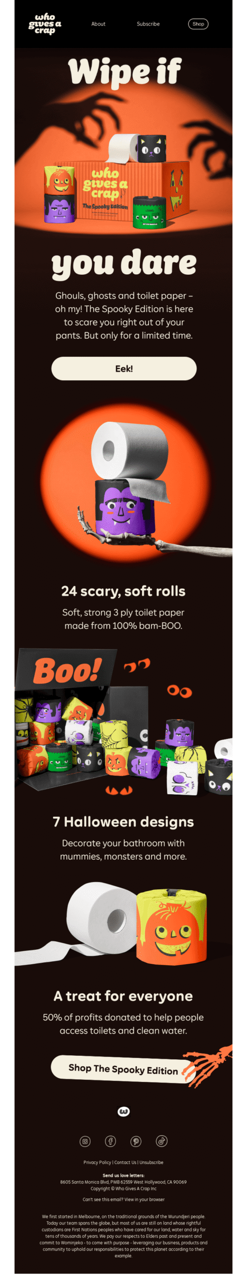 Who Gives A Crap Mail - the-spooky-edition-is-here - PC