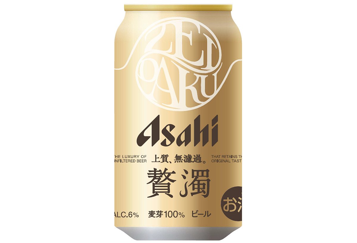 Asahi Zeidaku Beer Can Packaging Design